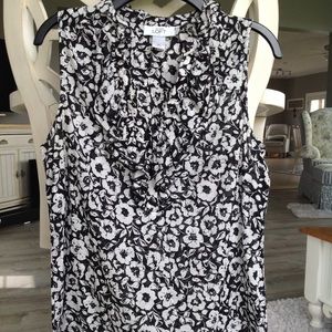 Loft sleeveless blouse